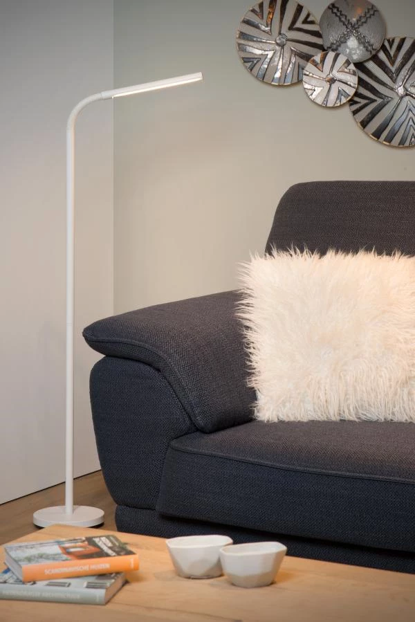 Lucide GILLY - Lámpara de lectura - LED - 1x6W 2700K - Blanco - ambiente 2